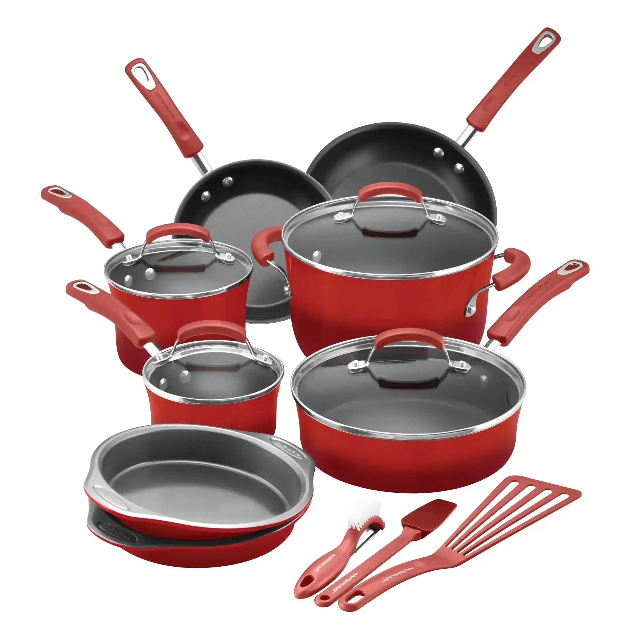 Rachael Ray 15 Piece Hard Enamel Nonstick Pots and Pans Set - Image 15
