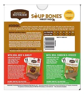 Rachael Ray Nutrish Soup Bones Variety Pack, 22 ct. - Image 2