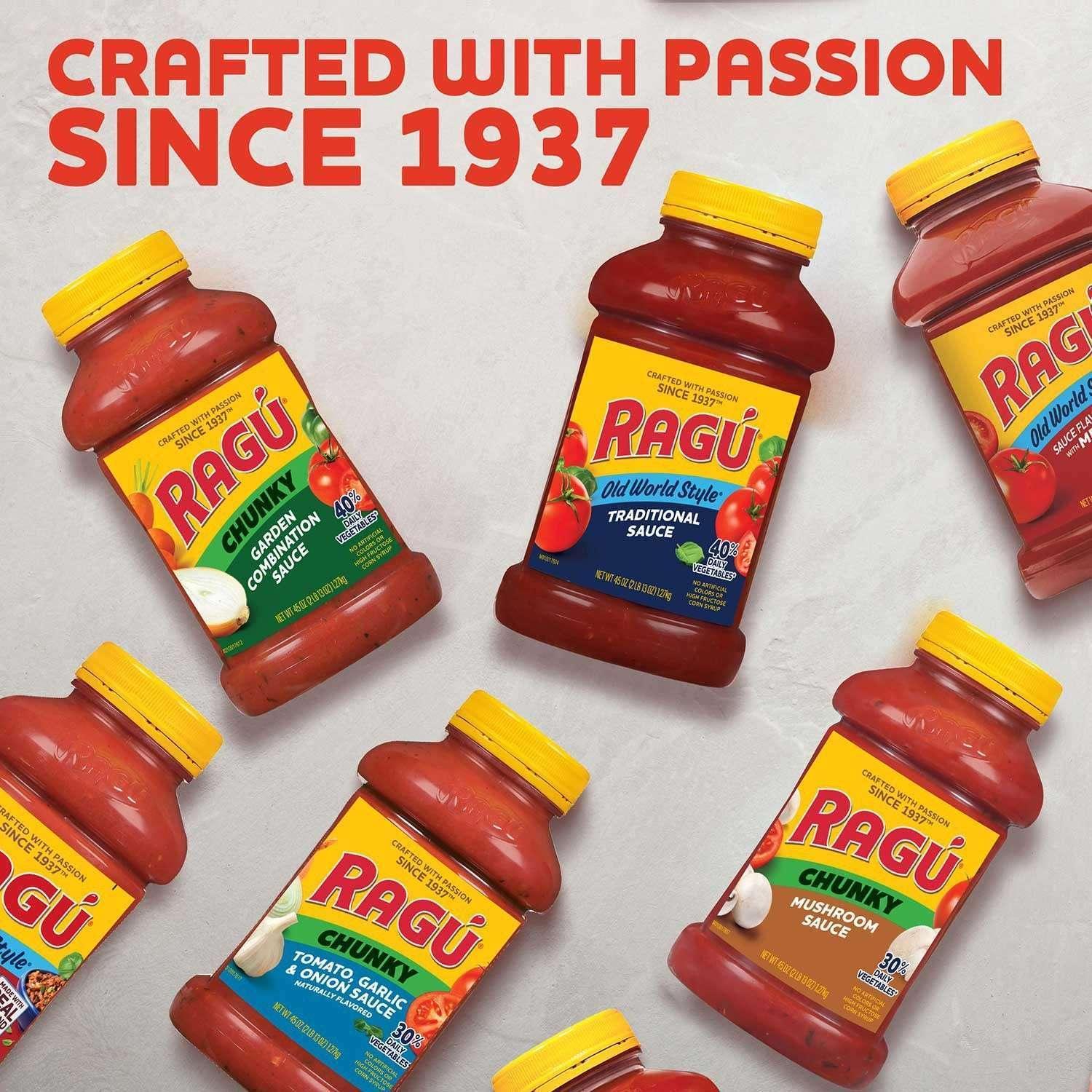 Ragu Old World Style Traditional Pasta Sauce, 45 oz., 3 pk. - Image 6