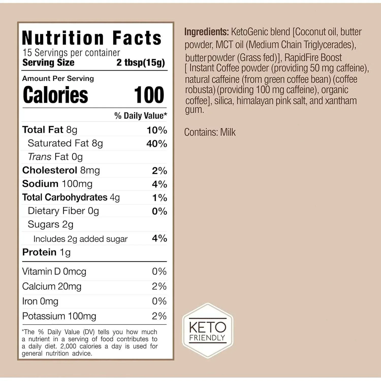 Rapid Fire Keto Instant Medium Roast Coffee, 7.93 oz., 2 pk. - Image 3