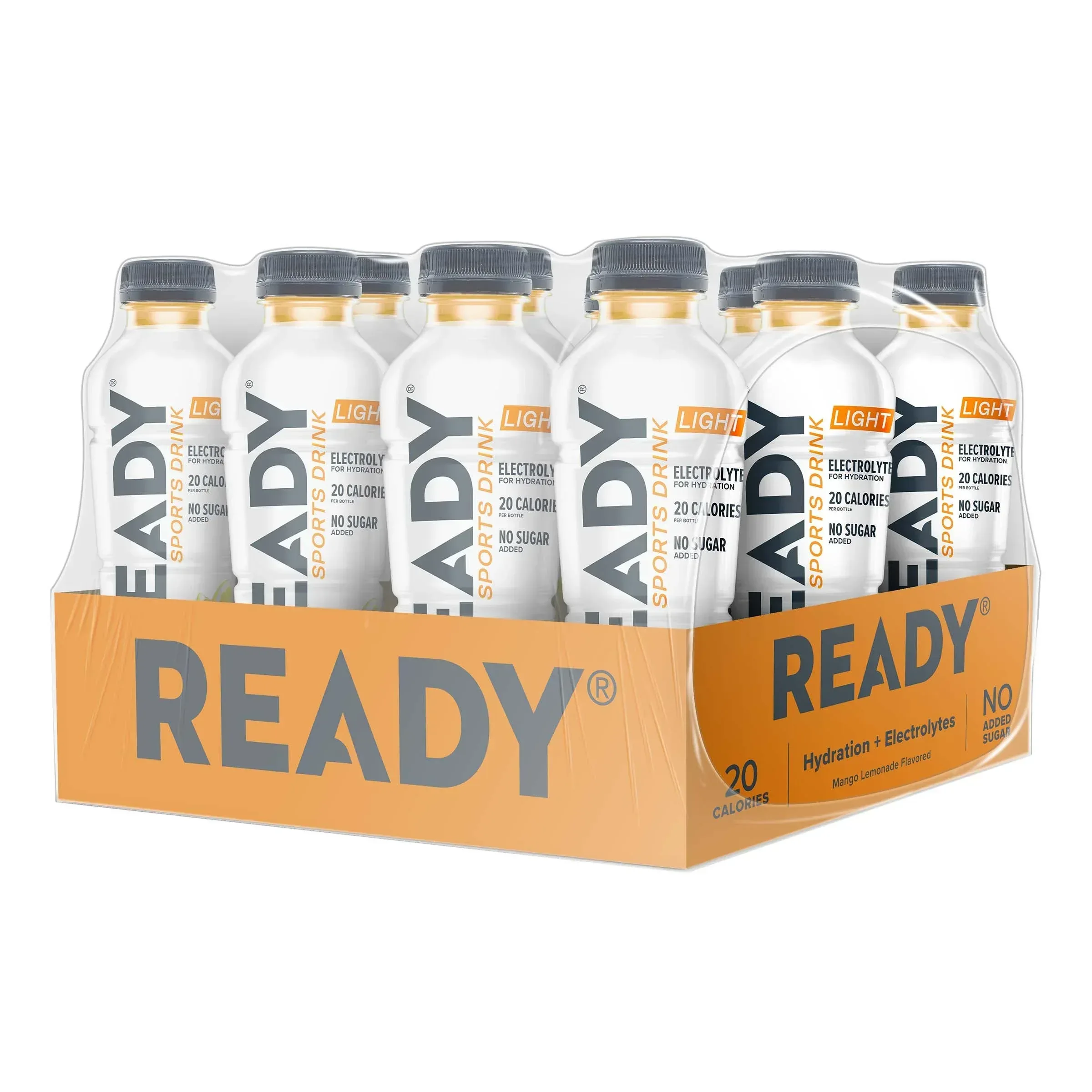 Ready Sports Drink Light, Mango Lemonade, 16.9 fl oz, 12-count - Image 2