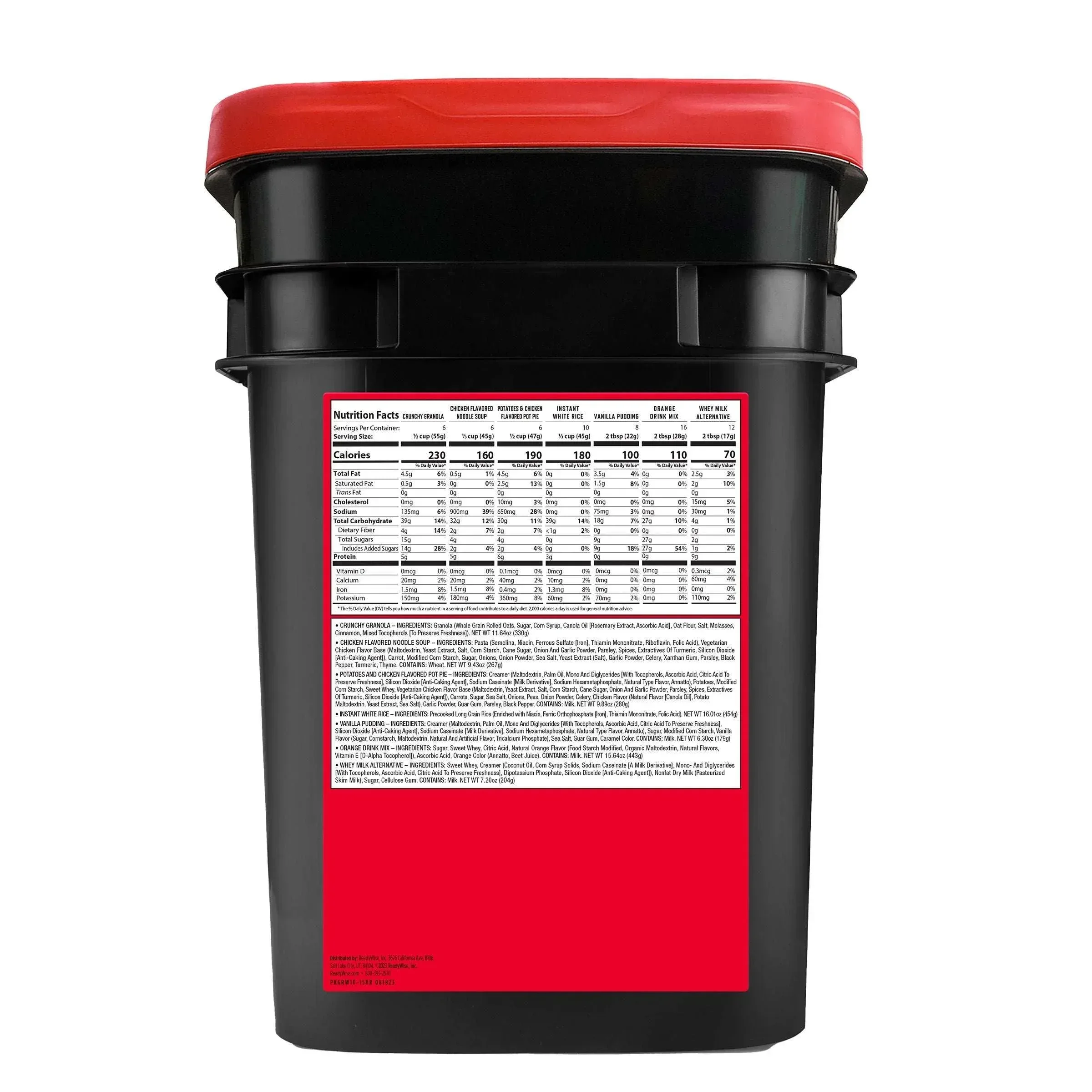 ReadyWise 150 Serving Emergency Food Bucket (150 Total Servings) - Image 3