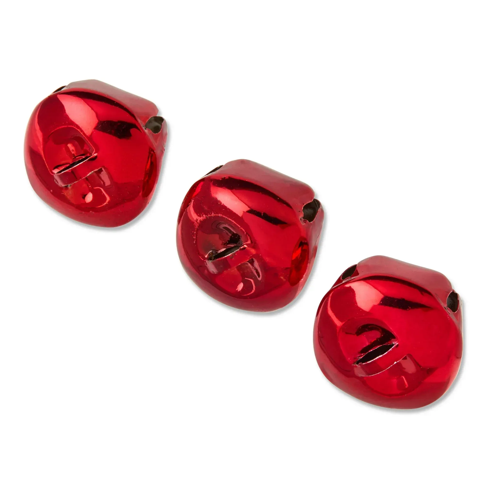 Red Shiny Metal Bell Christmas Ornaments, 1", 18 Count, by Holiday Time - Image 3