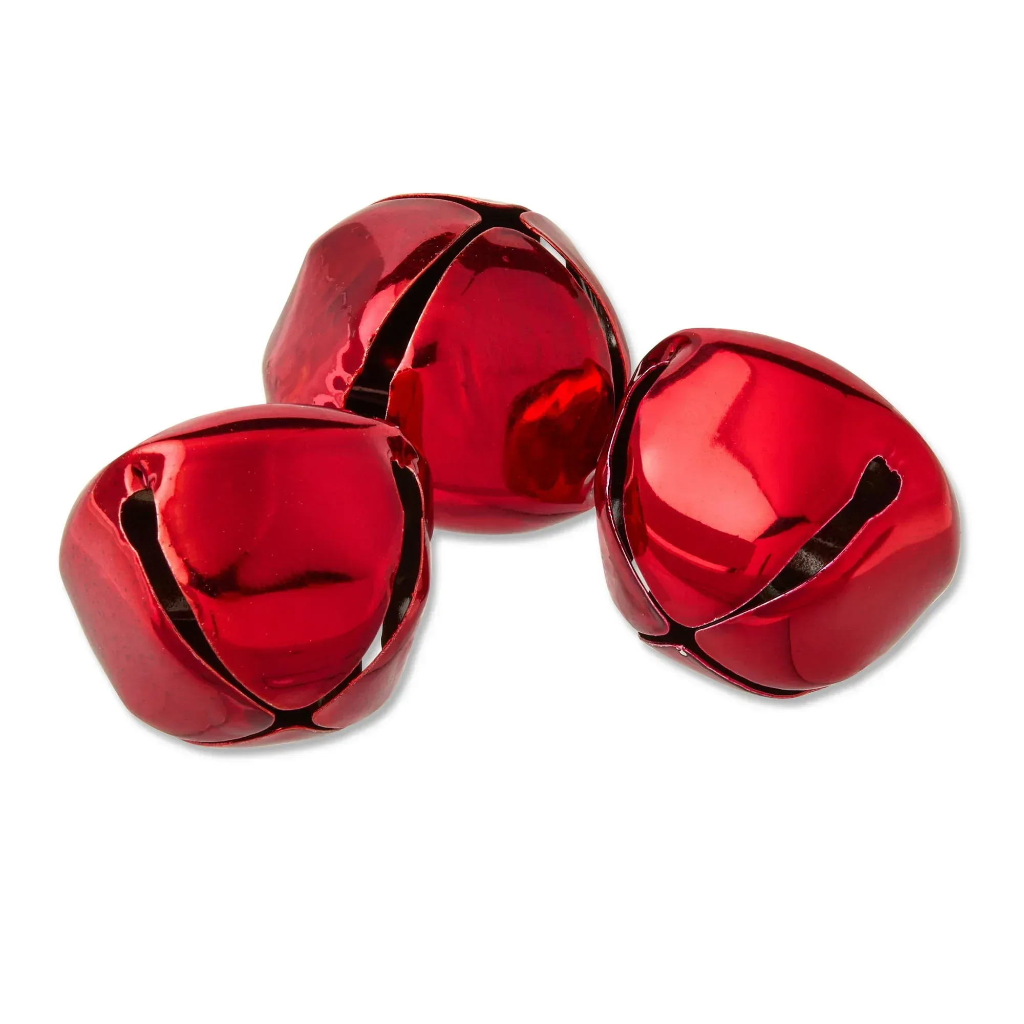 Red Shiny Metal Bell Christmas Ornaments, 1", 18 Count, by Holiday Time - Image 4