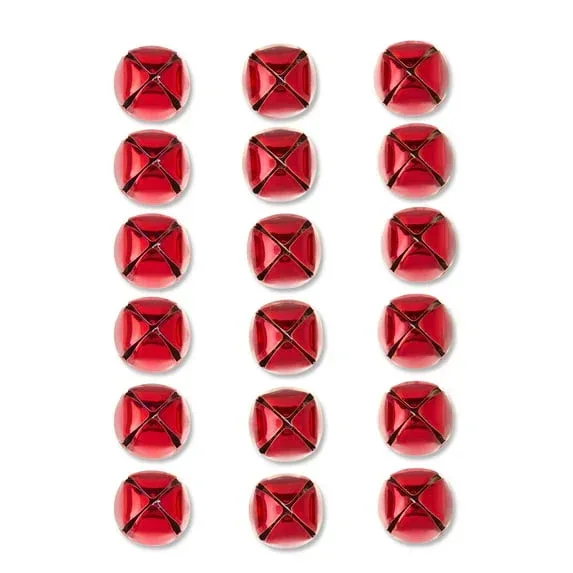 Red Shiny Metal Bell Christmas Ornaments, 1", 18 Count, by Holiday Time - Image 5