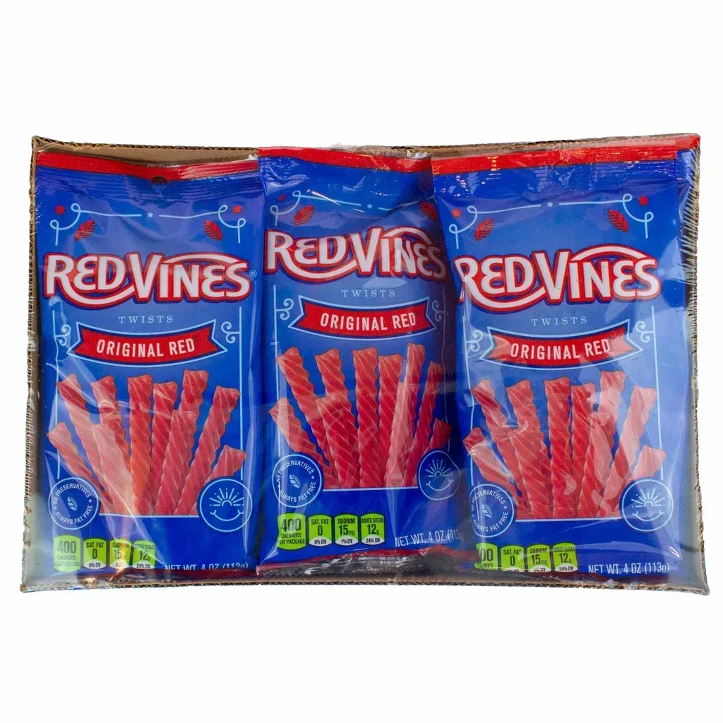 Red Vines Twists, Original Red, 4 oz, 15-count