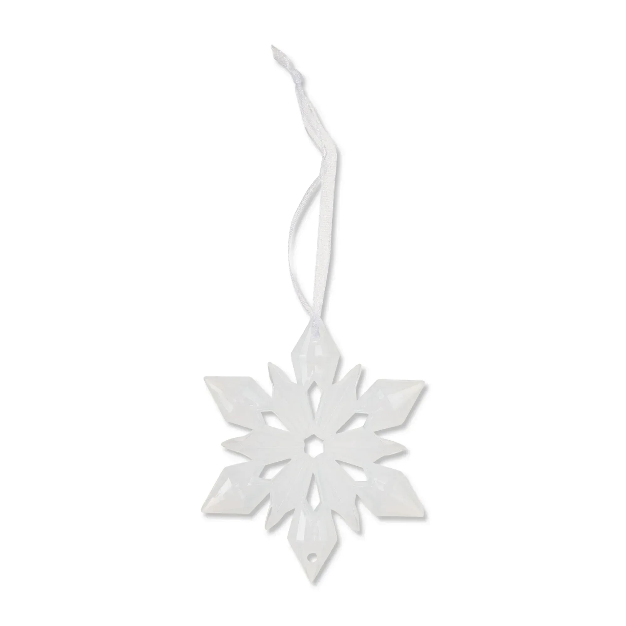 Red & White Snowflakes Mini Christmas Ornaments, 4 Count, by Holiday Time - Image 5