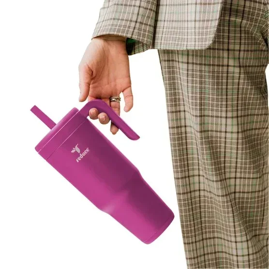 Reduce Chiller Vacuum Insulated 40oz. Tumbler with Handle and Spill-Proof Straw, 2-pack - Image 18