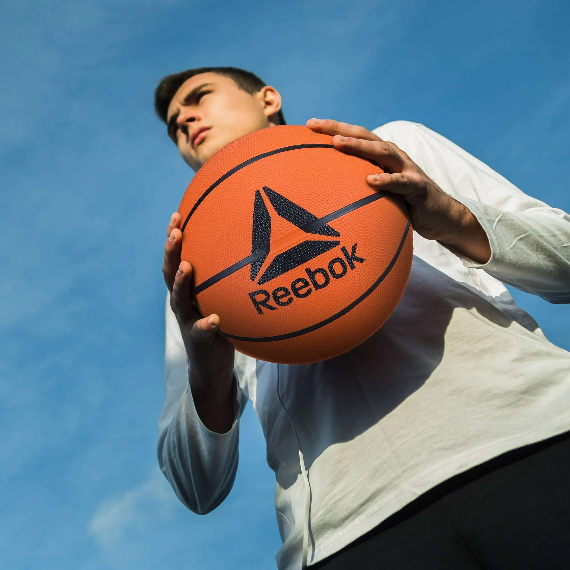 Reebok Delta Outdoor Rubber Basketball, Offical Game Size 7 (29.5 in) - Image 4