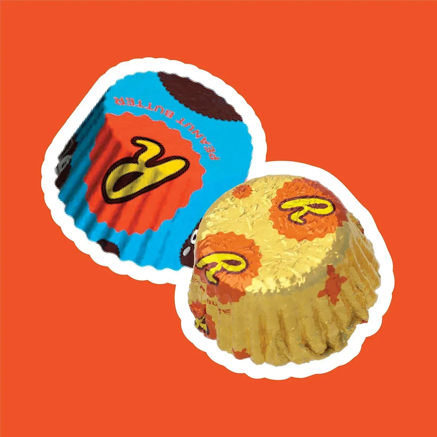 REESE'S Miniatures Oreo and Original Peanut Butter Cups Candy, 48.8 oz. - Image 5
