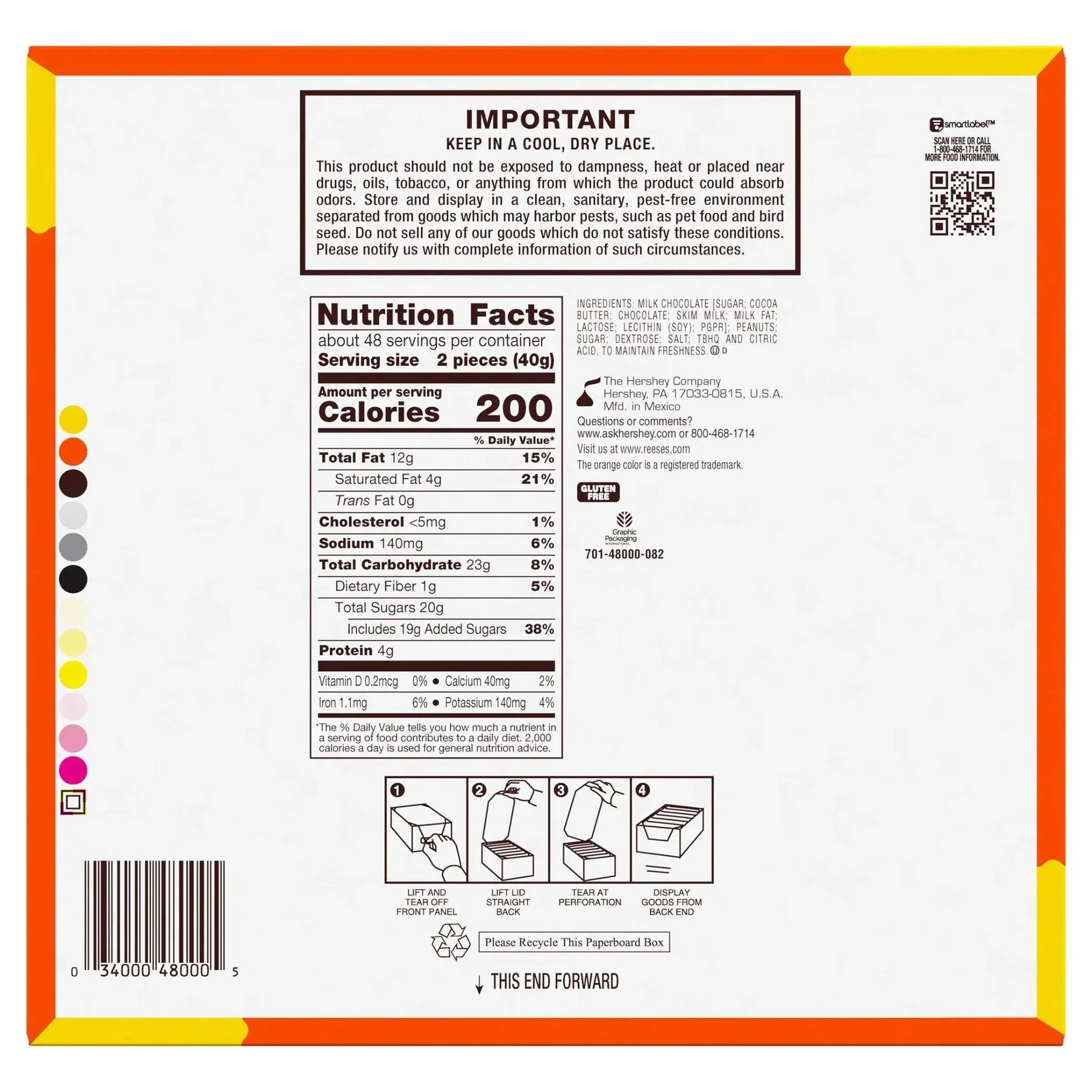 Reese's Peanut Butter Cups, King Size, 2.8 oz, 24-count - Image 3
