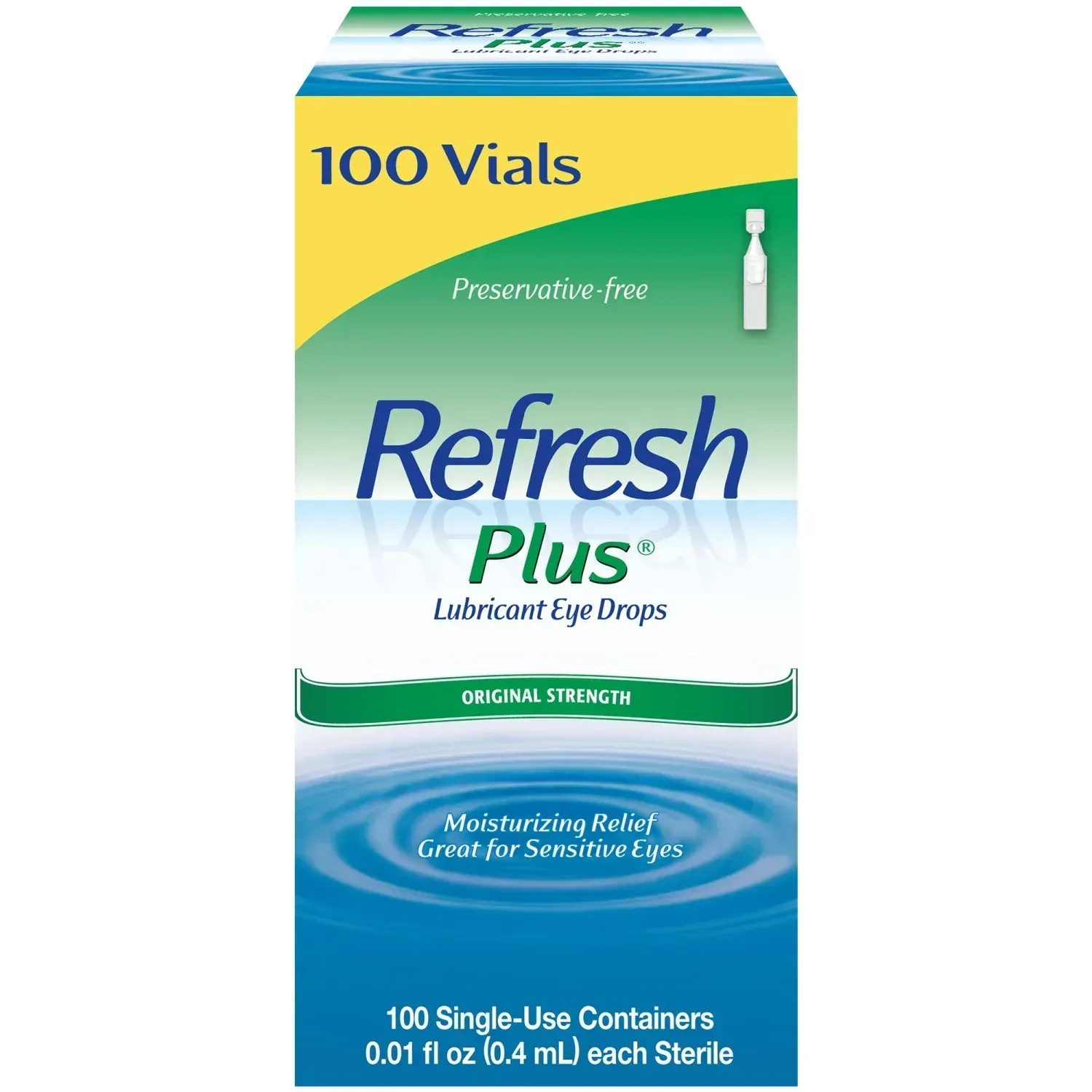 Refresh Plus Lubricant Eye Drops, 100 ct. - Image 13