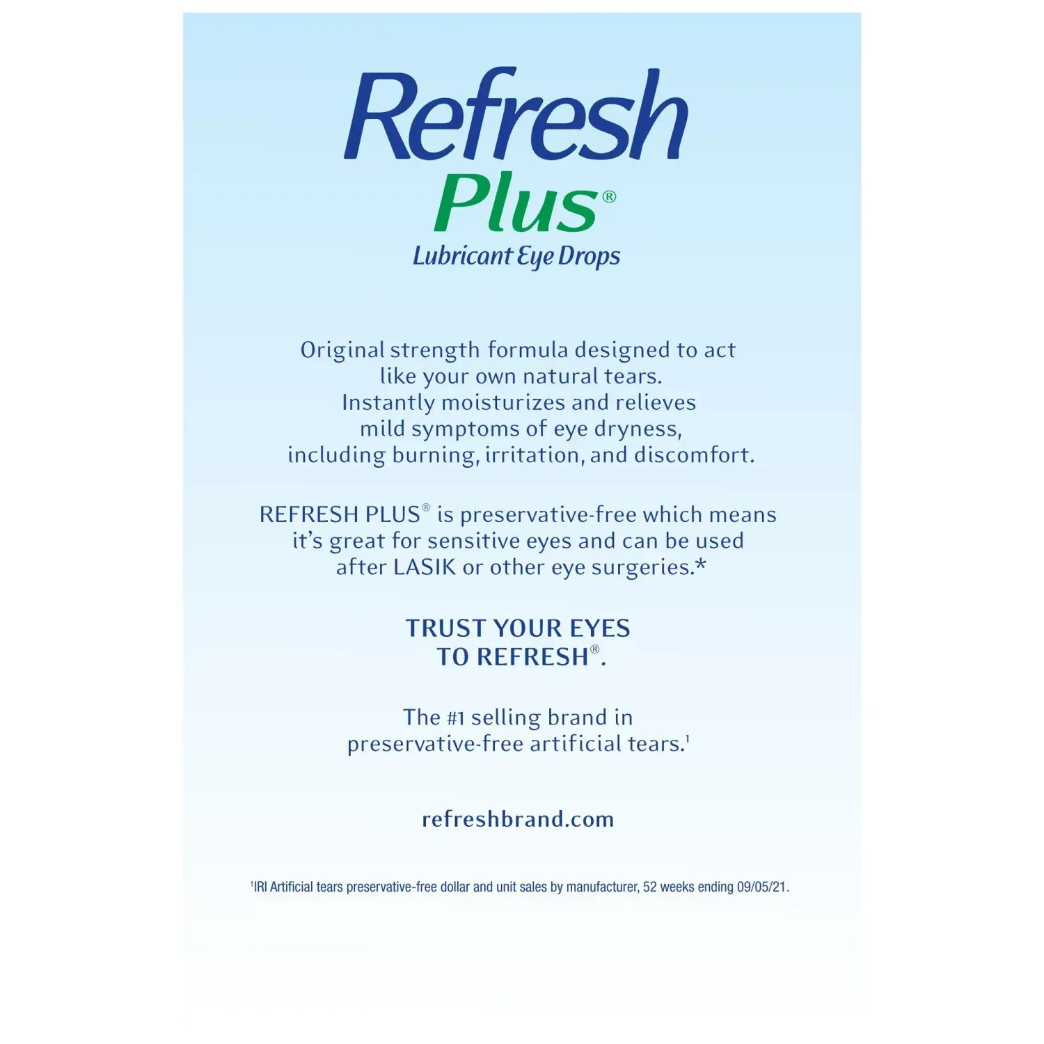 Refresh Plus Lubricant Eye Drops, 100 ct. - Image 14