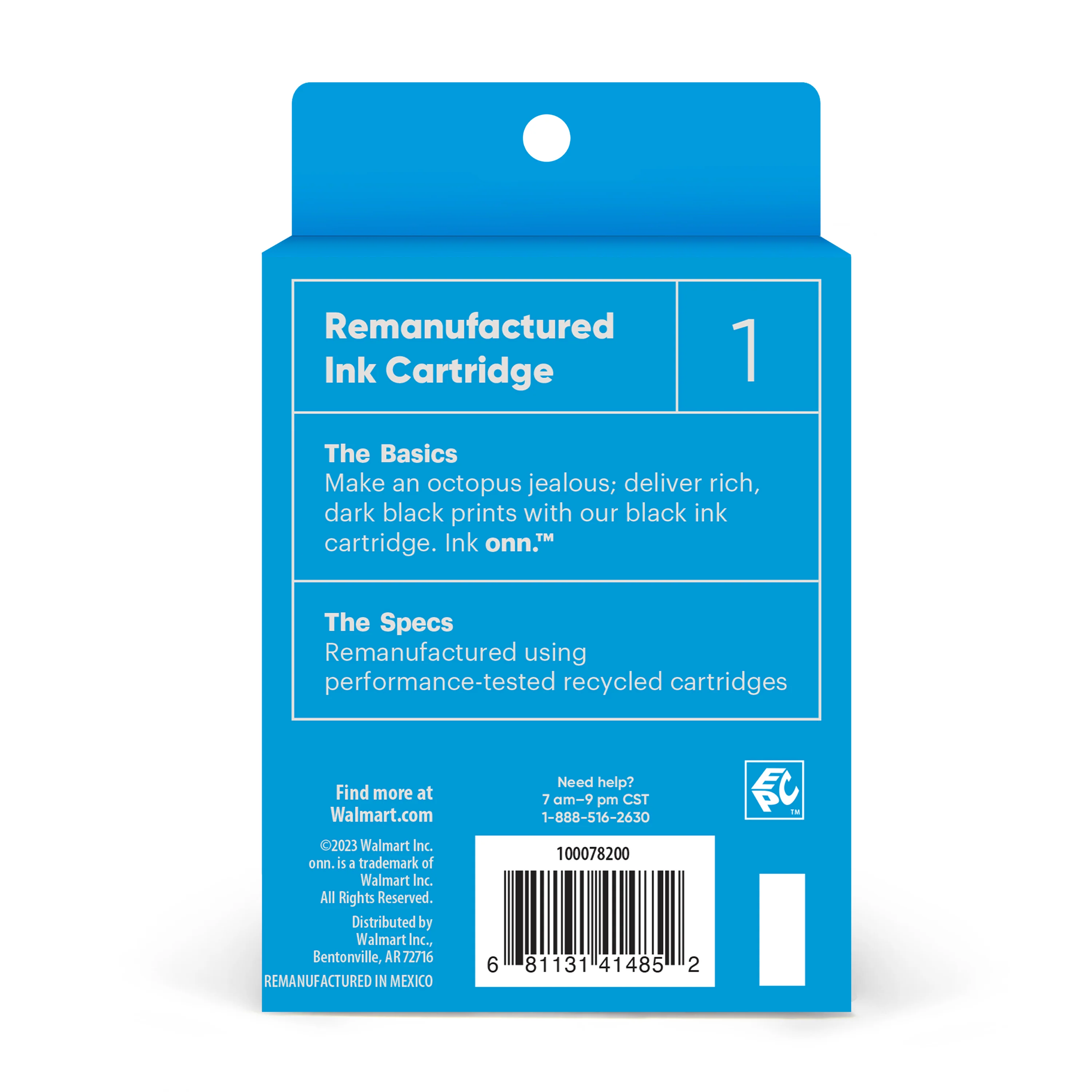 Remanufactured onn. 67XL HP High-Yield Ink Cartridge, Black - Image 2