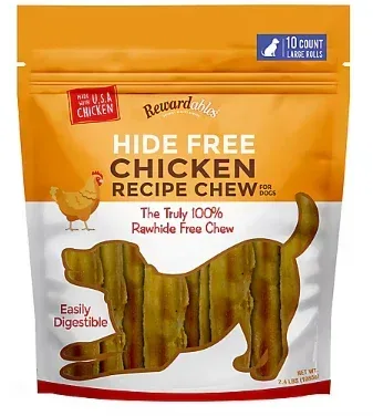 Rewardables Hide Free Chicken Chew, 10 ct.