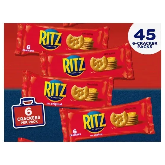RITZ Crackers, Original, 0.68 oz, 45-count - Image 4