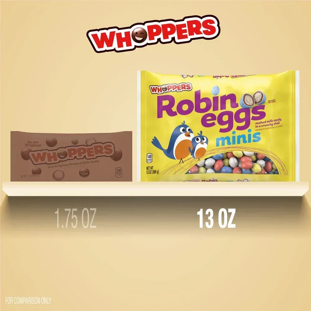 Robin Eggs Minis Malted Milk Balls Easter Candy, Bag 13 Oz - Image 6
