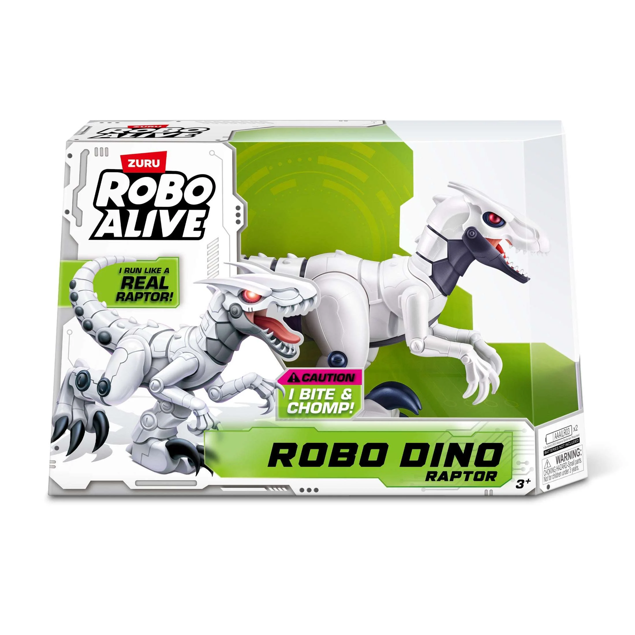 Robo Alive Robo Dino Raptor Electronic Robot Toy Dinosaur by ZURU - Image 2