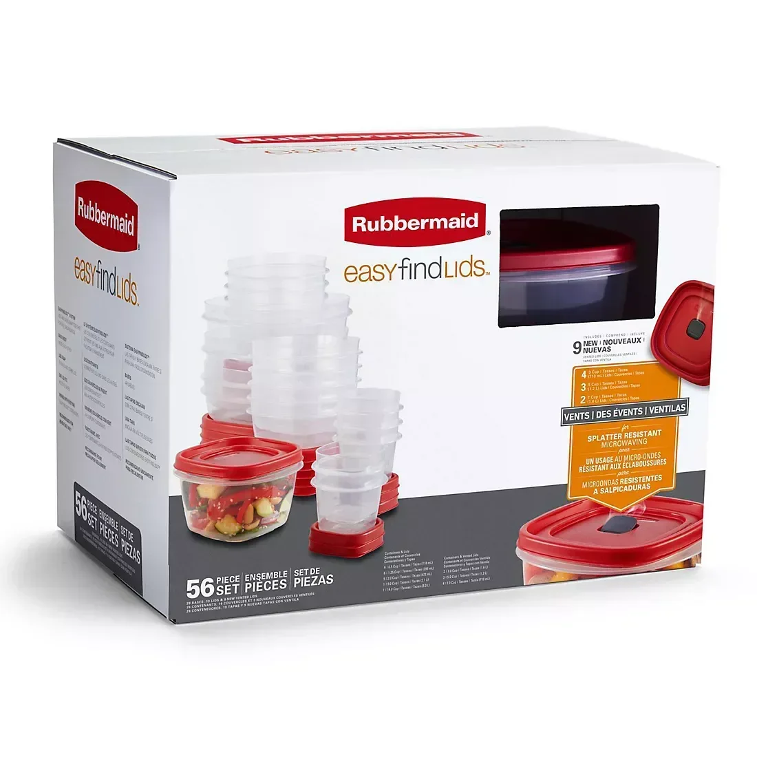 Rubbermaid 56-Pc. Easy Find Lids Food Container Set - Image 2