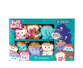 Russ Berrie BumBumz 4.5" BreakfastBumz Plush 8-Pk. with Two Mystery Characters