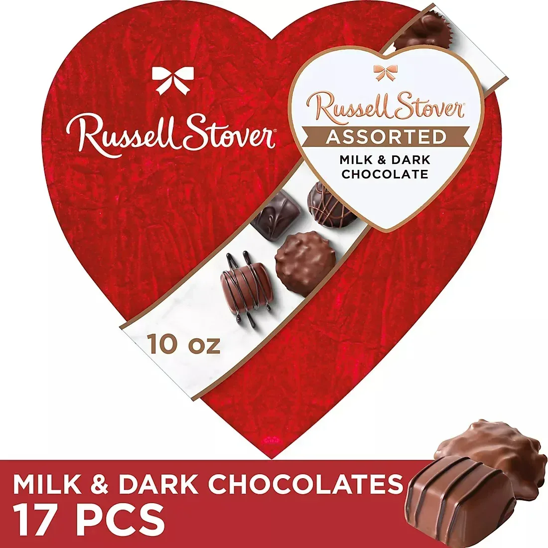 Russell Stover Red Velvet Heart Box of Chocolates, 17 pc. - Image 5