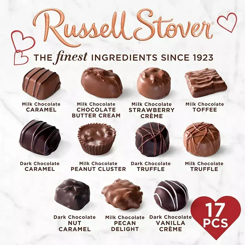 Russell Stover Red Velvet Heart Box of Chocolates, 17 pc. - Image 6
