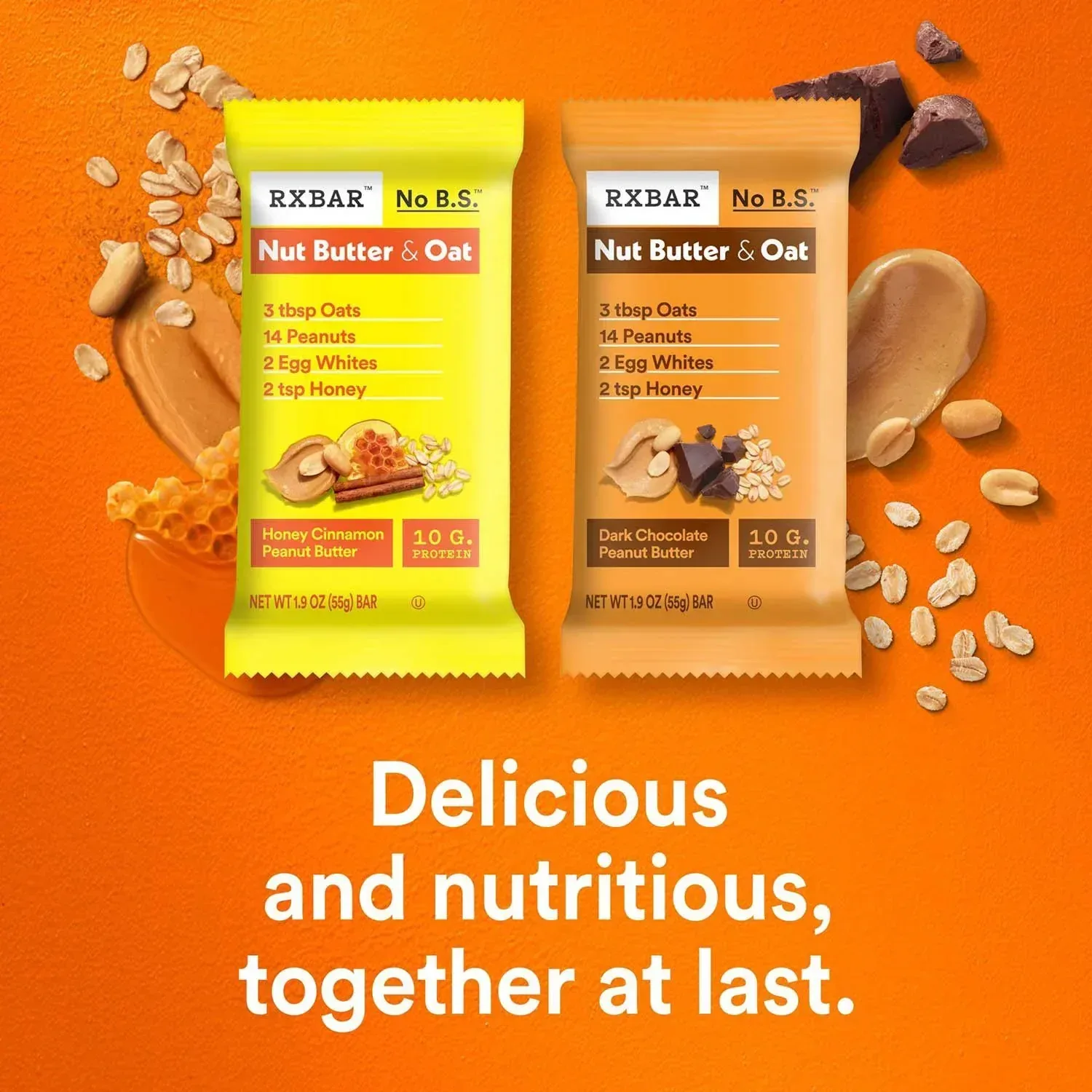 RXBAR Nut Butter & Oat Bar Variety Pack, 1.9 oz. 14 ct. - Image 7