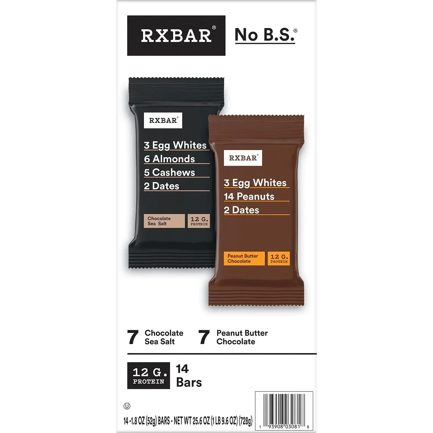 RXBAR Protein Bar, Variety Pack, 1.83 oz., 14 pk. - Image 7