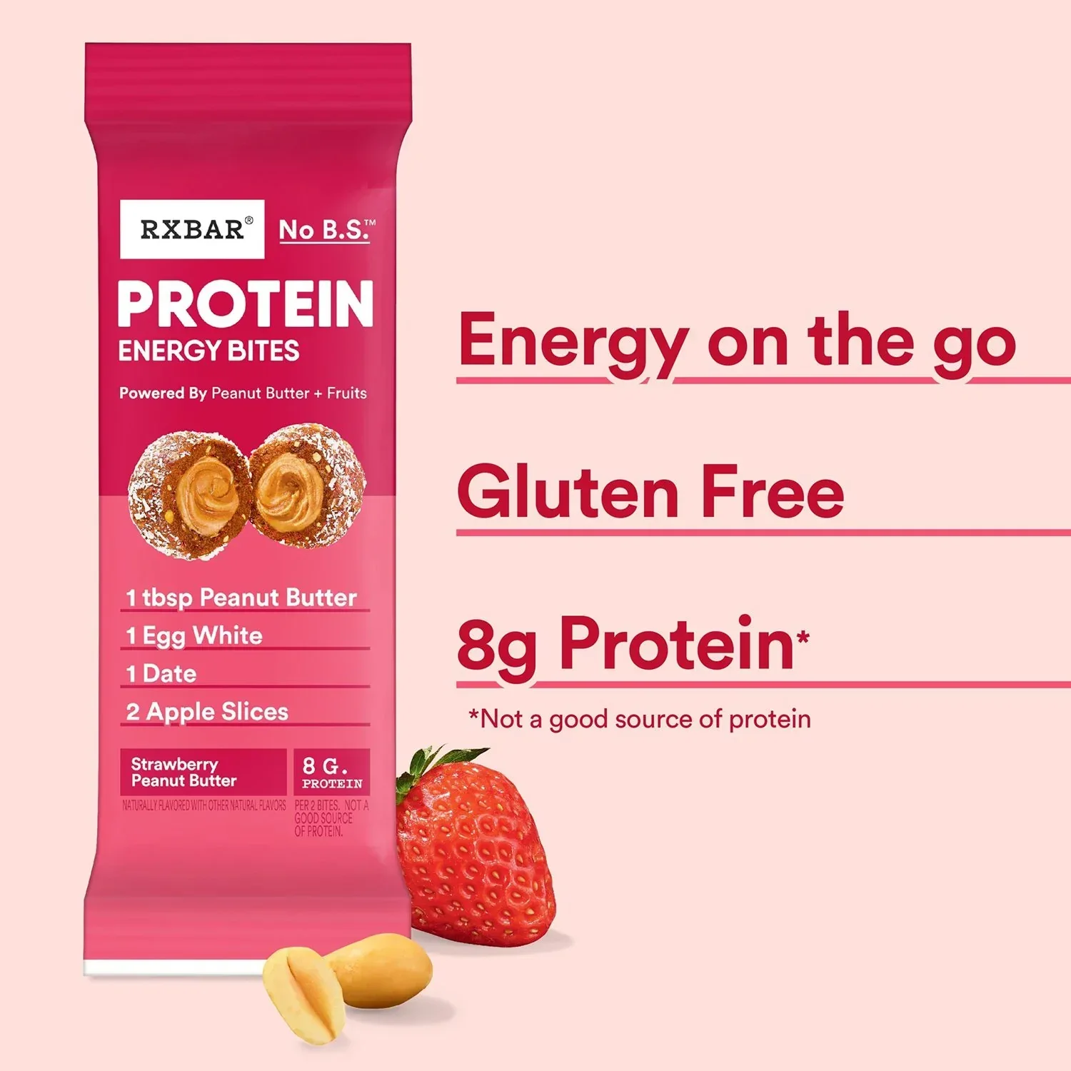 RXBAR Protein Bites, Strawberry Peanut Butter, 14 ct. - Image 4