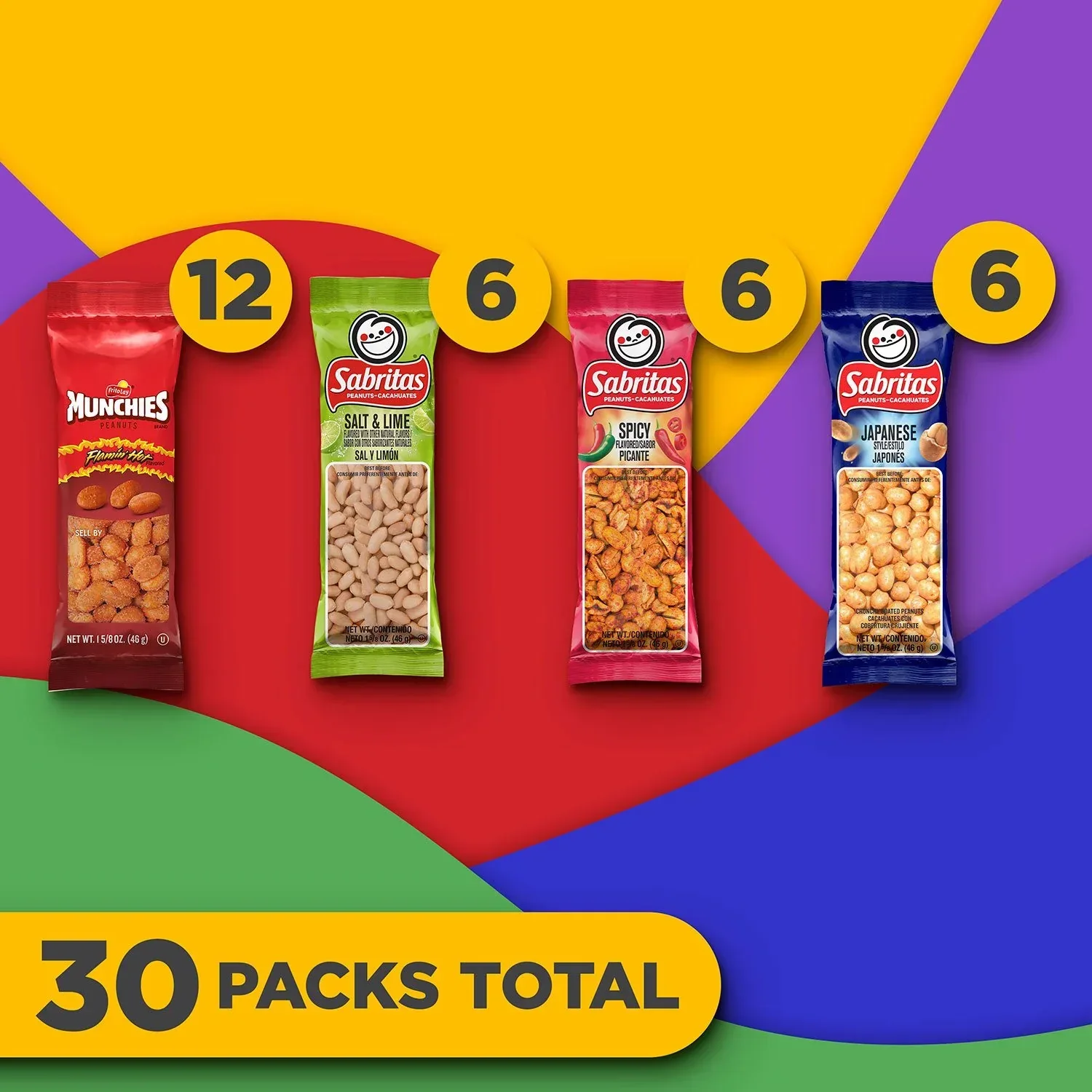 Sabritas Variety Pack Peanuts, 30 pk. - Image 4