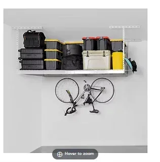 SafeRacks 4' x 8' Overhead Storage Rack - White - Image 5