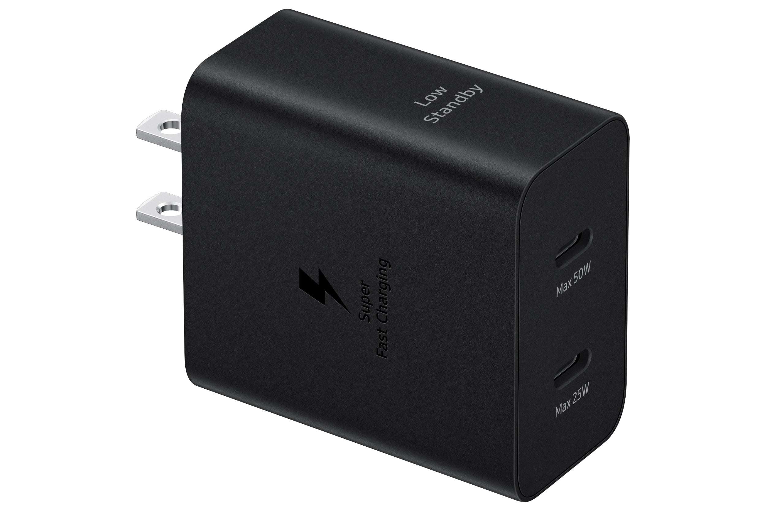 Samsung 50W Duo Power Adapter, Black (Cable not included)