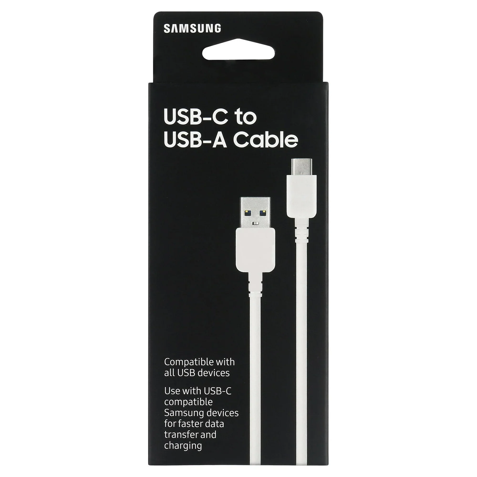 Samsung USB-C Cable (USB-C to USB-A), White - Image 5