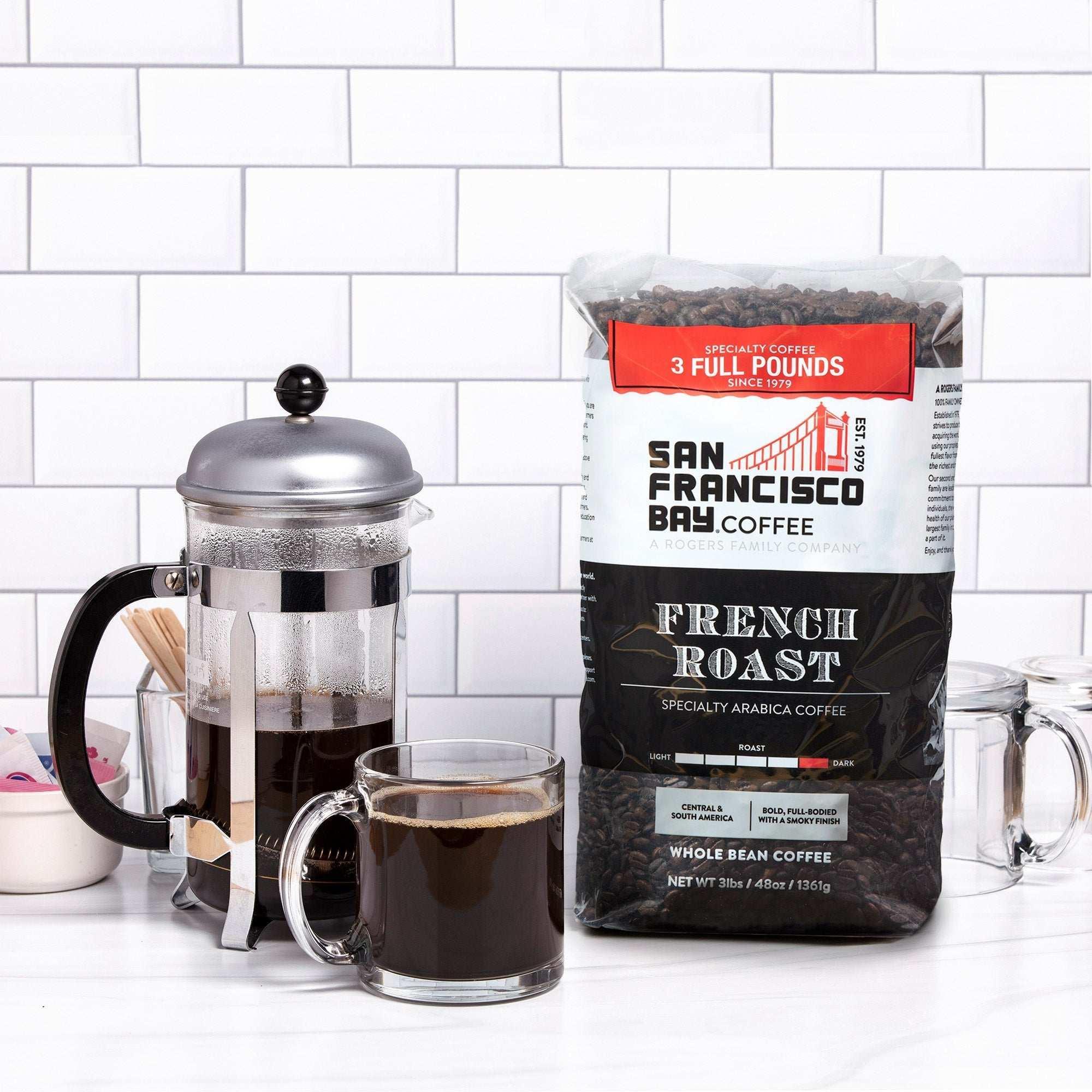 San Francisco French Roast Whole Bean Coffee 3 lb, 2-pack - Image 3