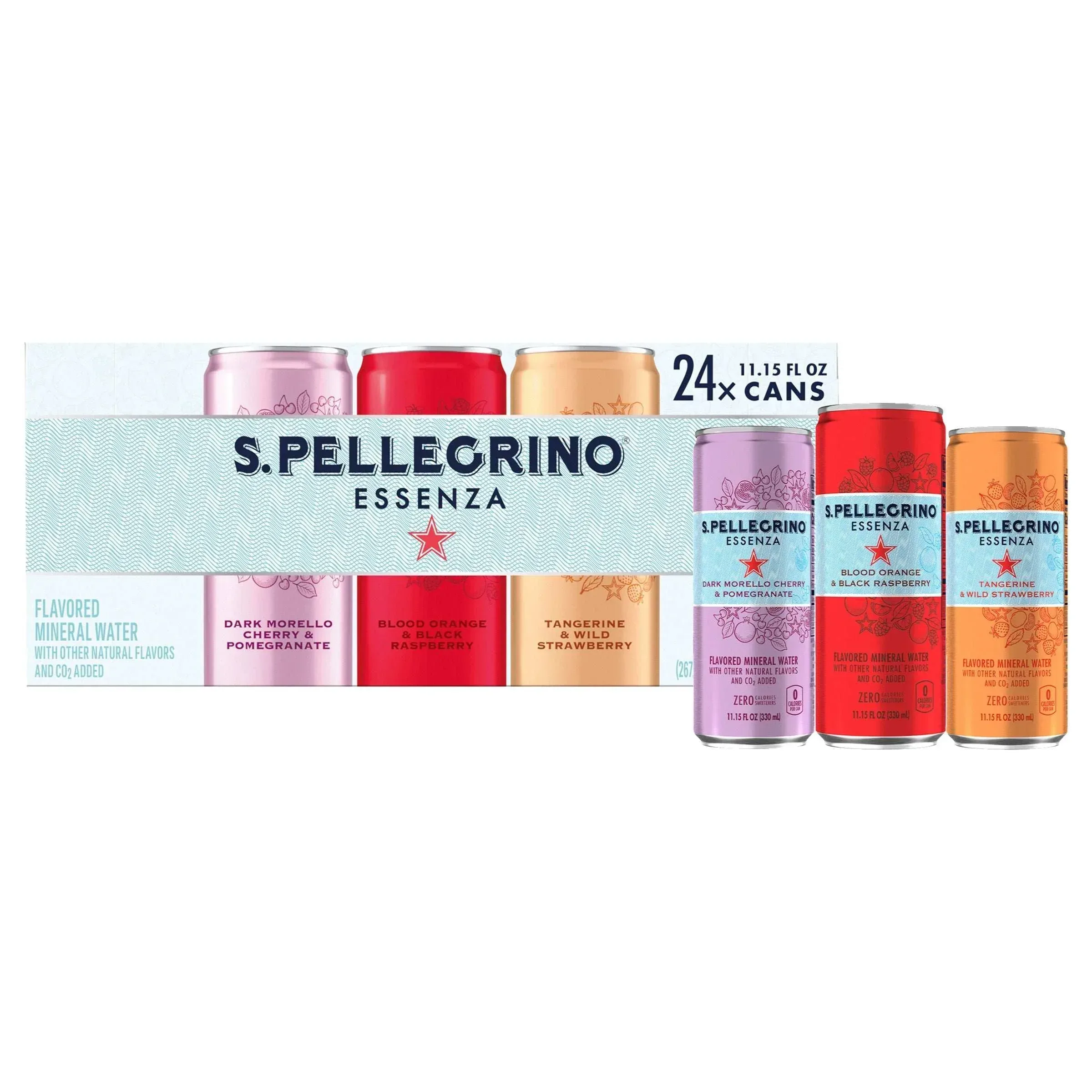 San Pellegrino Essenza, Variety Pack, 11.15 fl oz, 24-count - Image 2