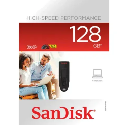 SanDisk 128GB Ultra USB 3.0 Flash Drive - Image 2