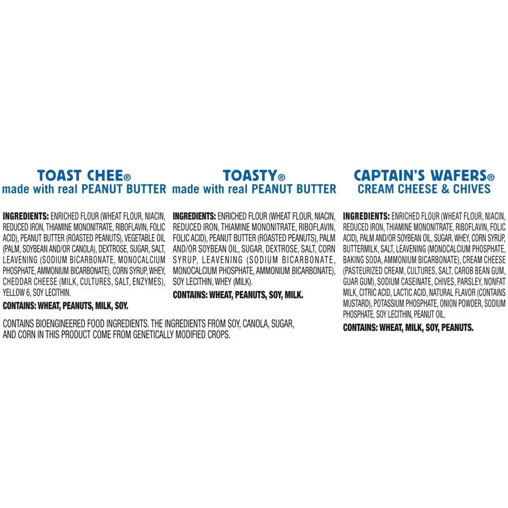 Sandwich Crackers, Variety Pack, 3 Flavors, 8 Individually Wrapped Packs, 6 Sandwiches Each - Image 7