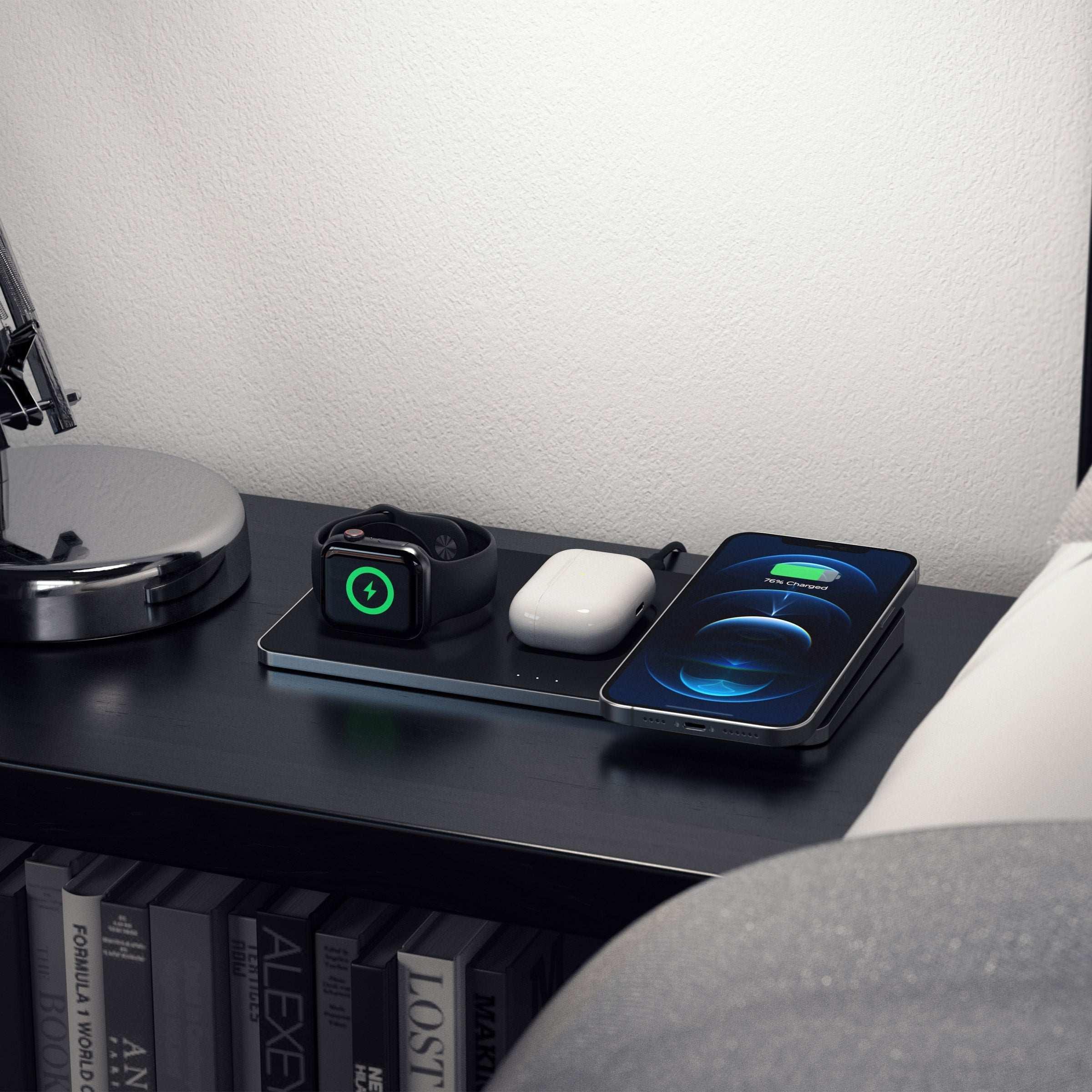 Satechi Trio Wireless Charger with Magnetic Pad - Image 3