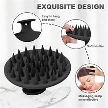 Scalp Massager Shampoo Brush, Soft Bristles for Dandruff Removal, Hair Growth, Scalp Care, Wet/Dry Hair Scrubber and Exfoliator (Brown), Pack of 2 - Image 3