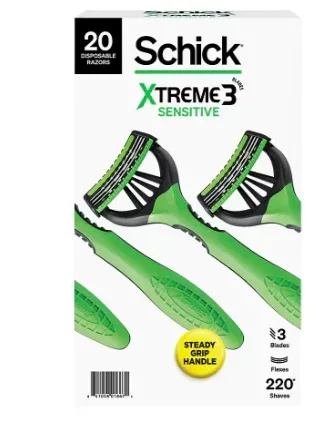 Schick Xtreme 3 Disposable Razors for Men, 20 ct. - Image 3