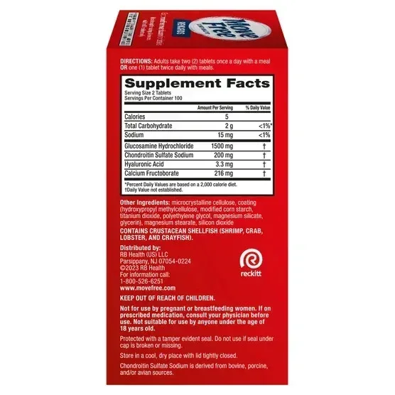 Schiff Move Free Advanced Joint Supplement, 200 Tablets - Image 4