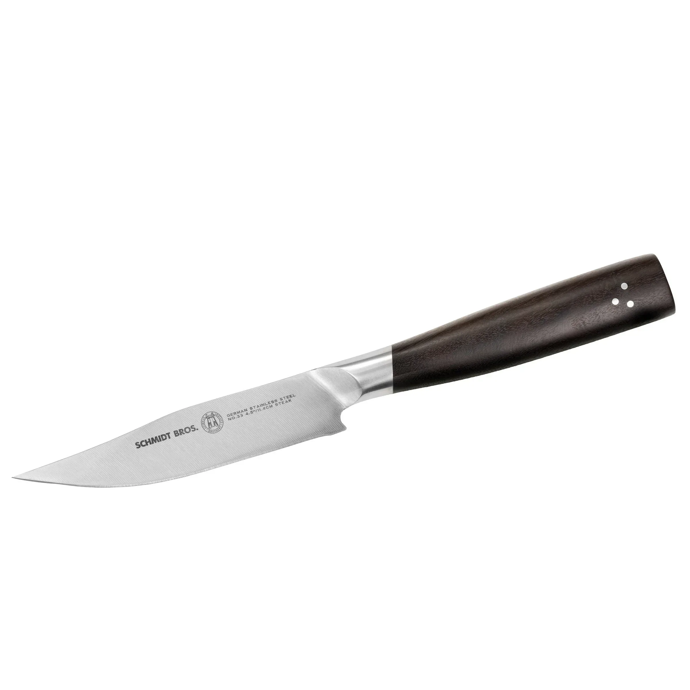 Schmidt Brothers Cutlery Delta Series Acacia Wood 4-pack Steak Knife Set - Image 4
