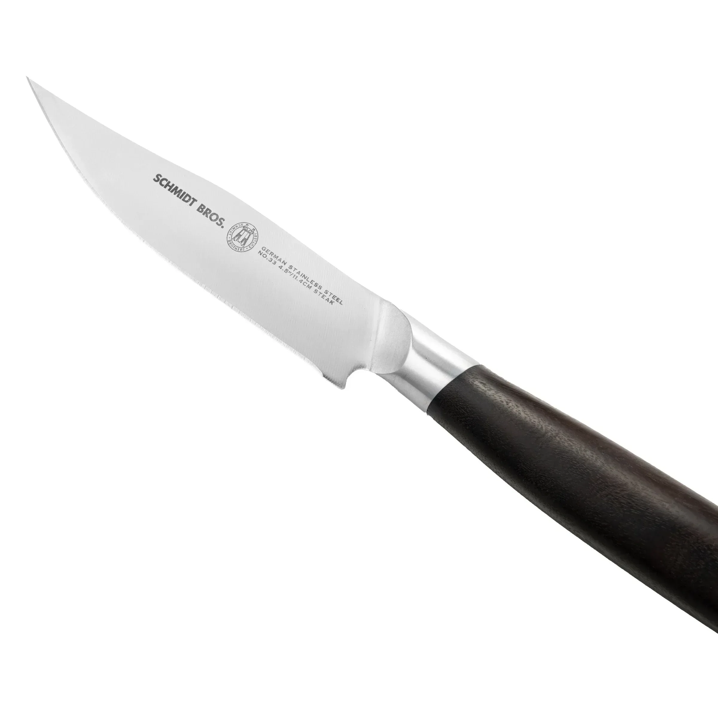 Schmidt Brothers Cutlery Delta Series Acacia Wood 4-pack Steak Knife Set - Image 5