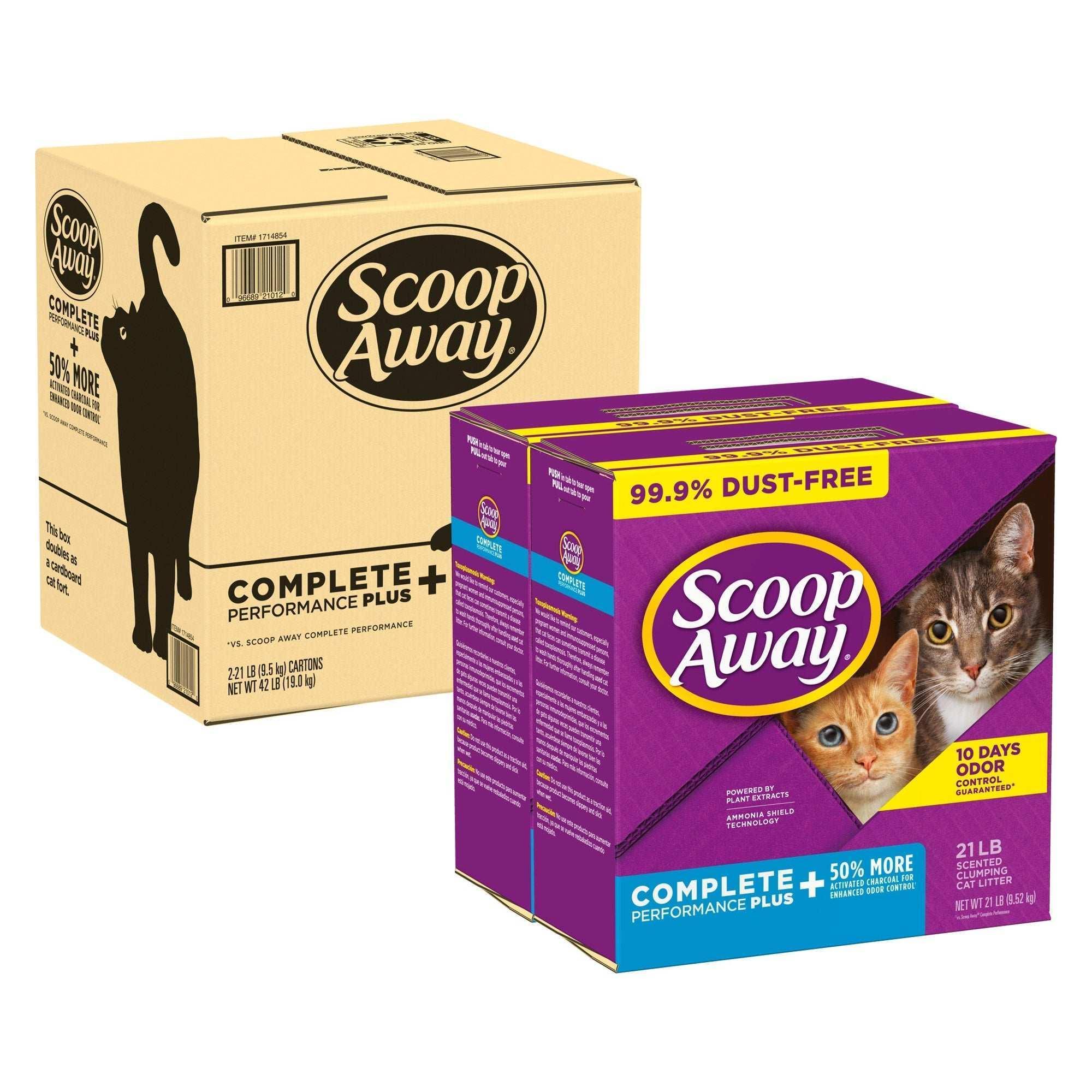 Scoop Away Complete Performance Plus, Scented Cat Litter, 42 Pounds - Image 2
