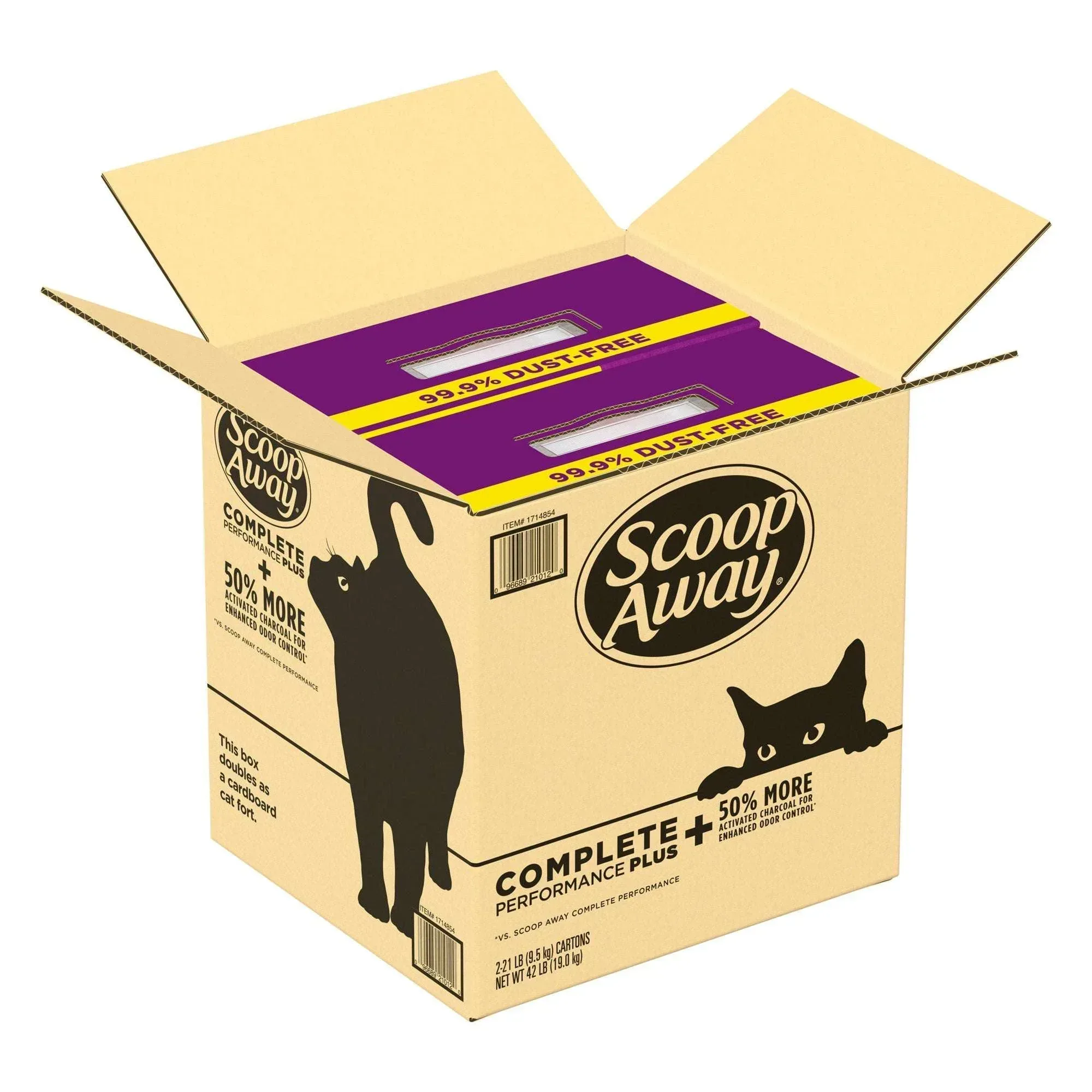 Scoop Away Complete Performance Plus, Scented Cat Litter, 42 Pounds - Image 3