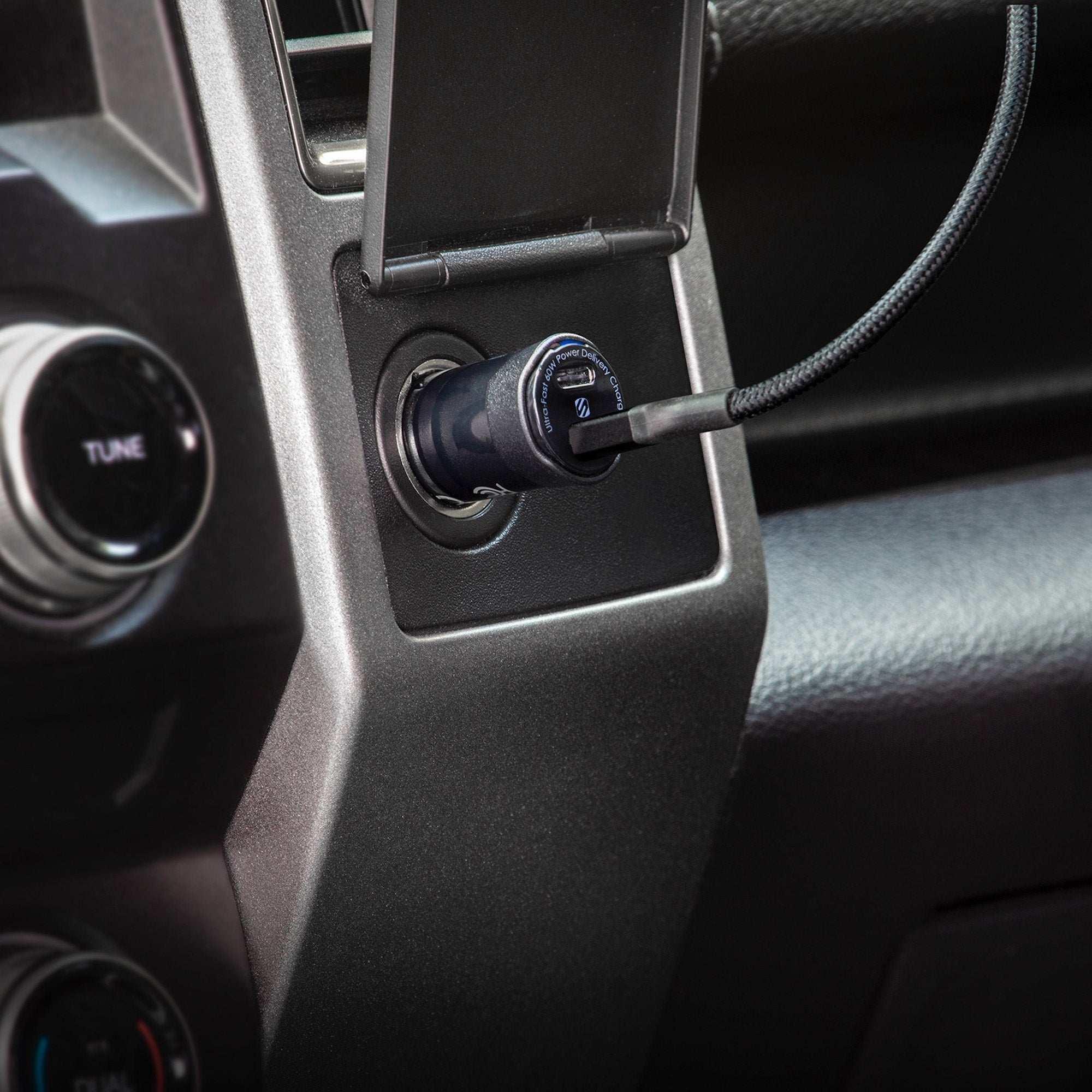 Scosche PowerVolt PD60 Dual Port USB-C Car Charger, 2-pack - Image 3