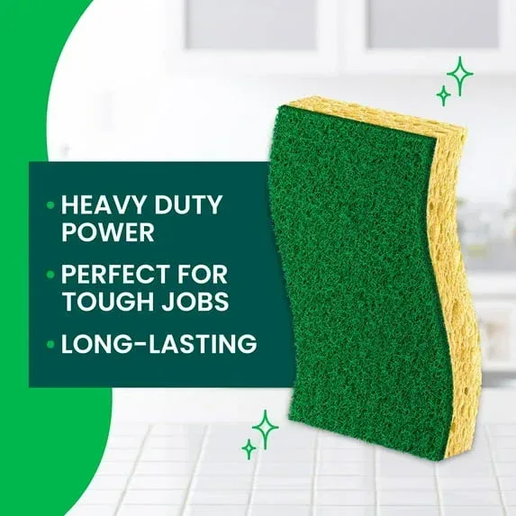 Scotch-Brite Heavy Duty Scrub Sponge, 6 Sponges - Image 5