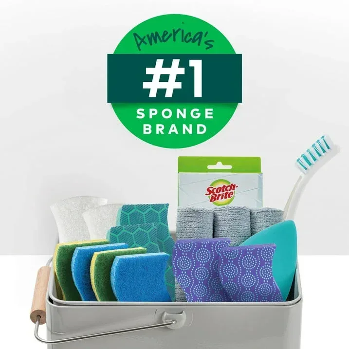 Scotch-Brite Heavy Duty Scrub Sponge, 6 Sponges - Image 7