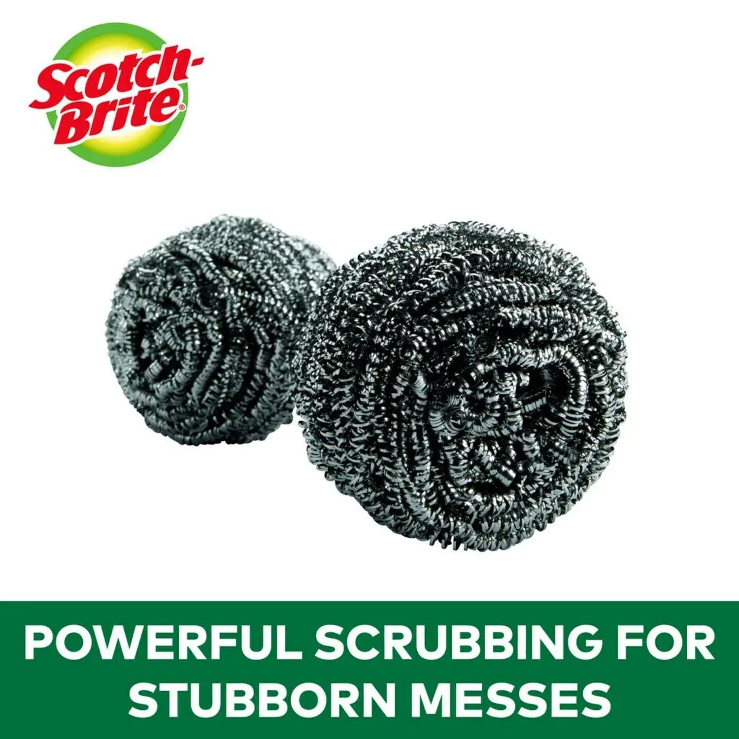 Scotch-Brite Stainless Steel Extra Large Scrubbers,16 ct. - Image 3