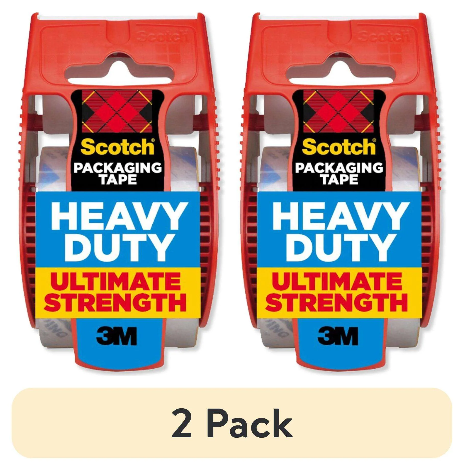 Scotch Heavy Duty Packaging Tape, Clear, 1.88 in. x 25.6 yd, 1 Total - Image 8